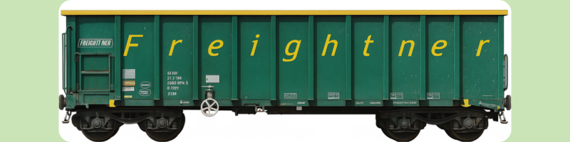 Wagon towarowy "Zielony Freightliner"