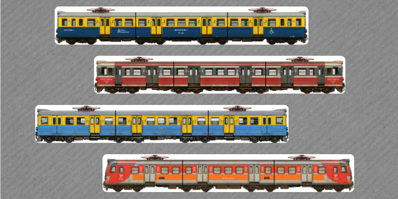 Klasyczne EN57 4 szt.