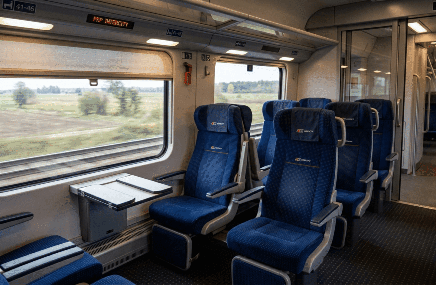 Informacje o podróży z biletem PKP Intercity bez gwarancji miejsca.
