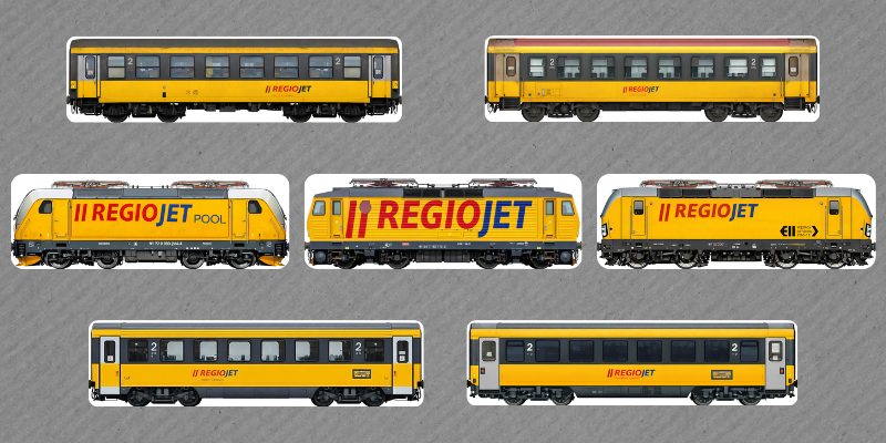 RegioJet 7 szt.