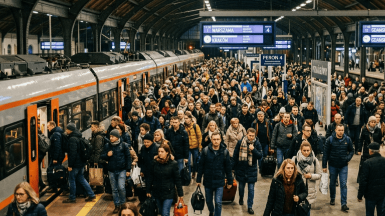 Prace modernizacyjne na torach jako jedna z najczęstszych przyczyn opóźnień pociągów