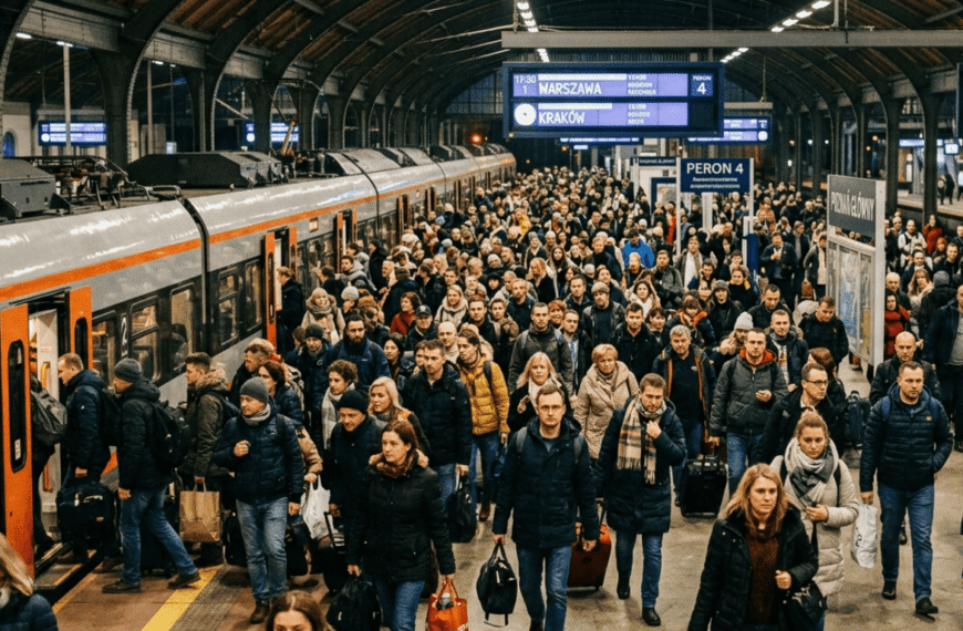 Prace modernizacyjne na torach jako jedna z najczęstszych przyczyn opóźnień pociągów