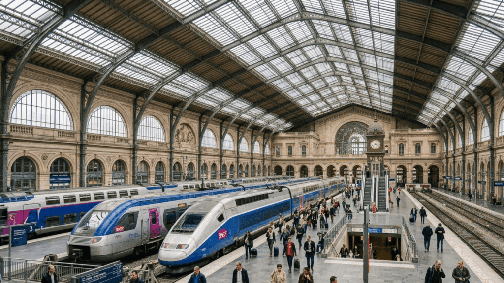 St Pancras International w Londynie – zabytkowy dworzec kolejowy z charakterystyczną neogotycką architekturą